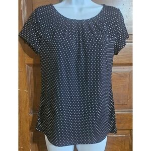 Worthington Polka Dot Petite Top